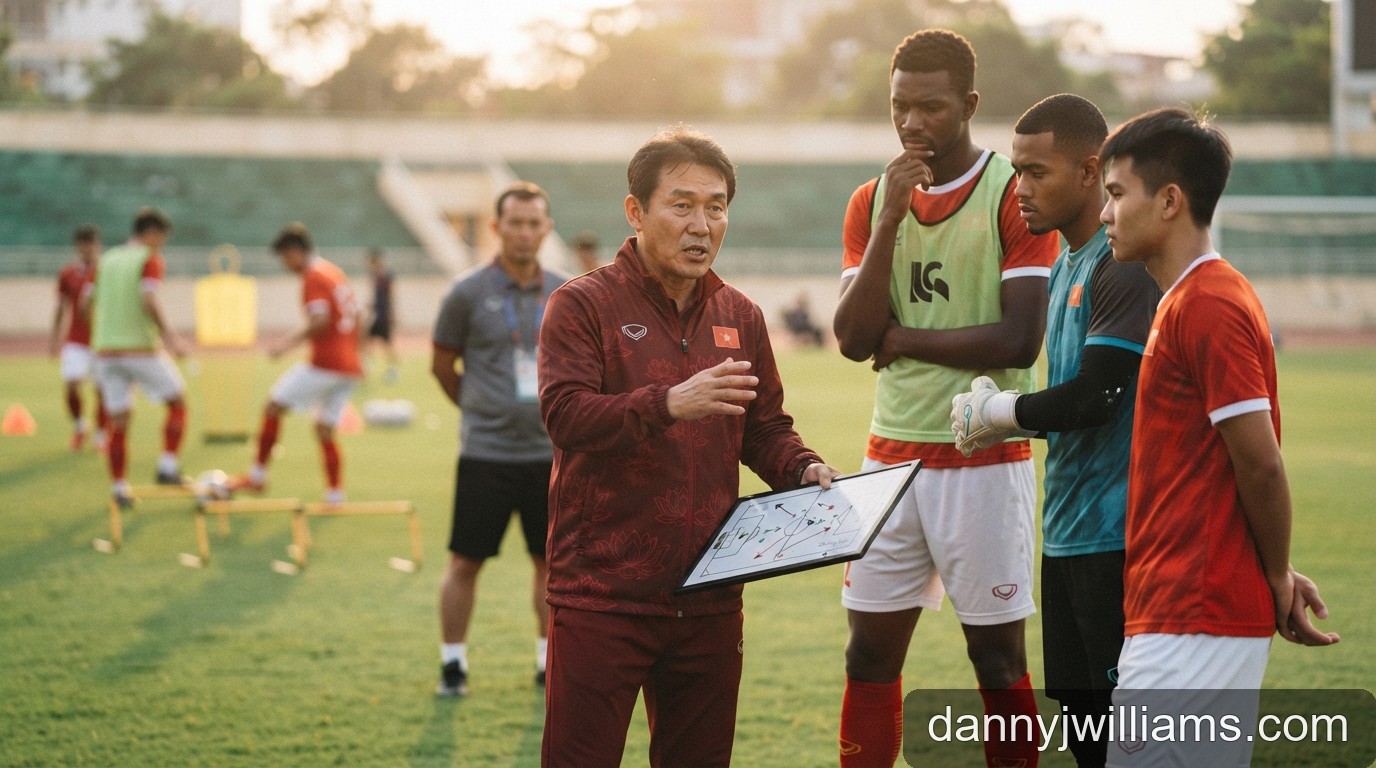 FIFA ASEAN Cup 2026: HLV Kim Sang-sik và bài toán 'làm mới' đội hình với các tân binh Việt kiều